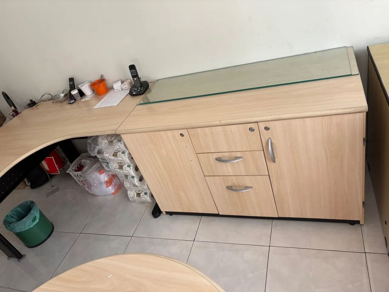 Mesa de Escritório em Forma de U - Foto 4