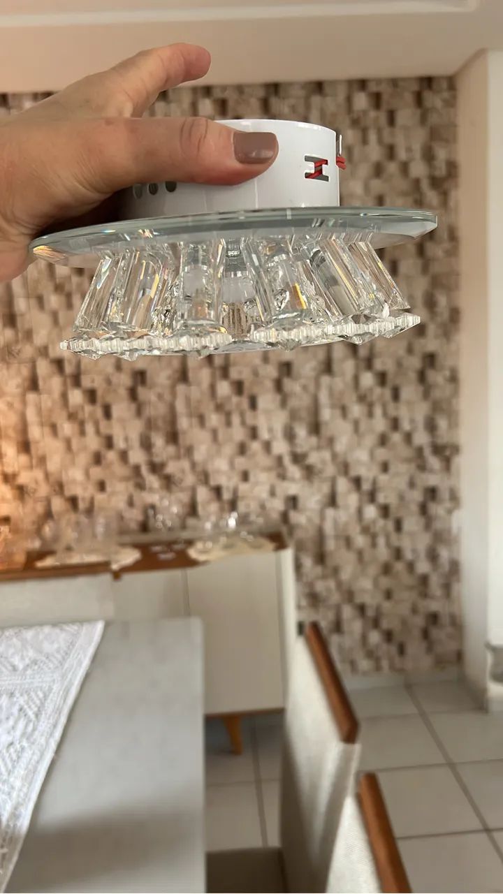 Lustre cristal e led  - Foto 2