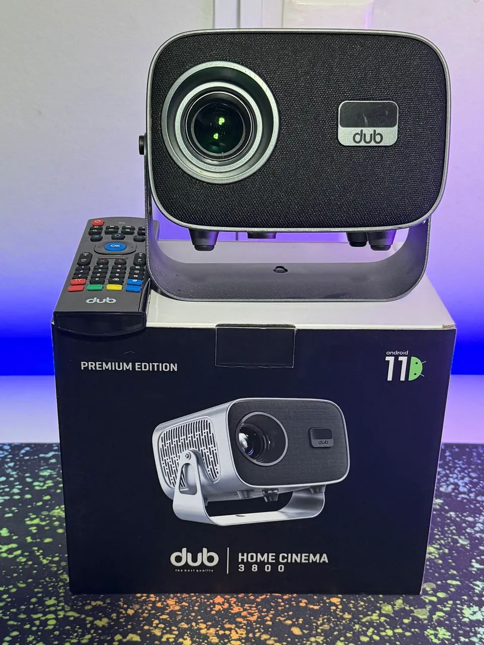 Projetor Dub Home Cinema 3800 lumens - 200 polegadas64522267040003120