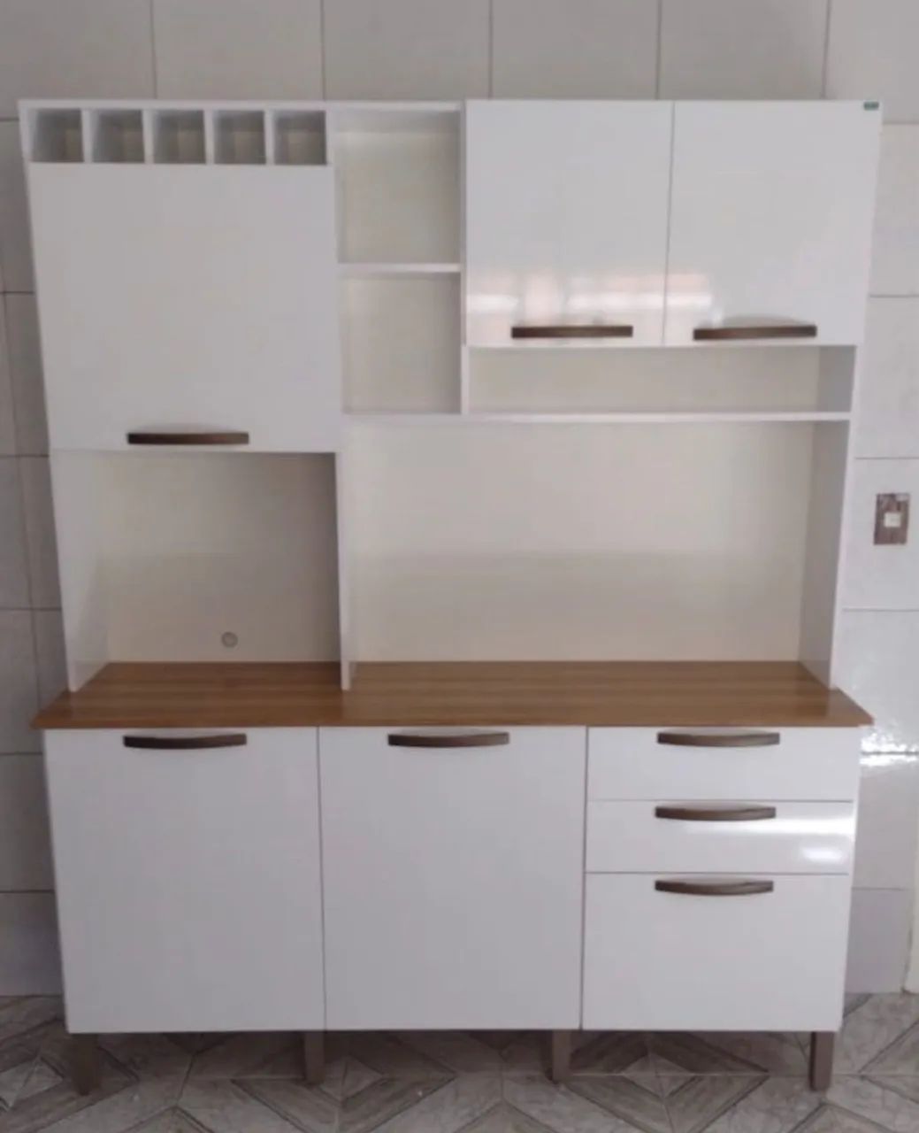 Armário de Cozinha topázio  - Design Moderno e Funcional