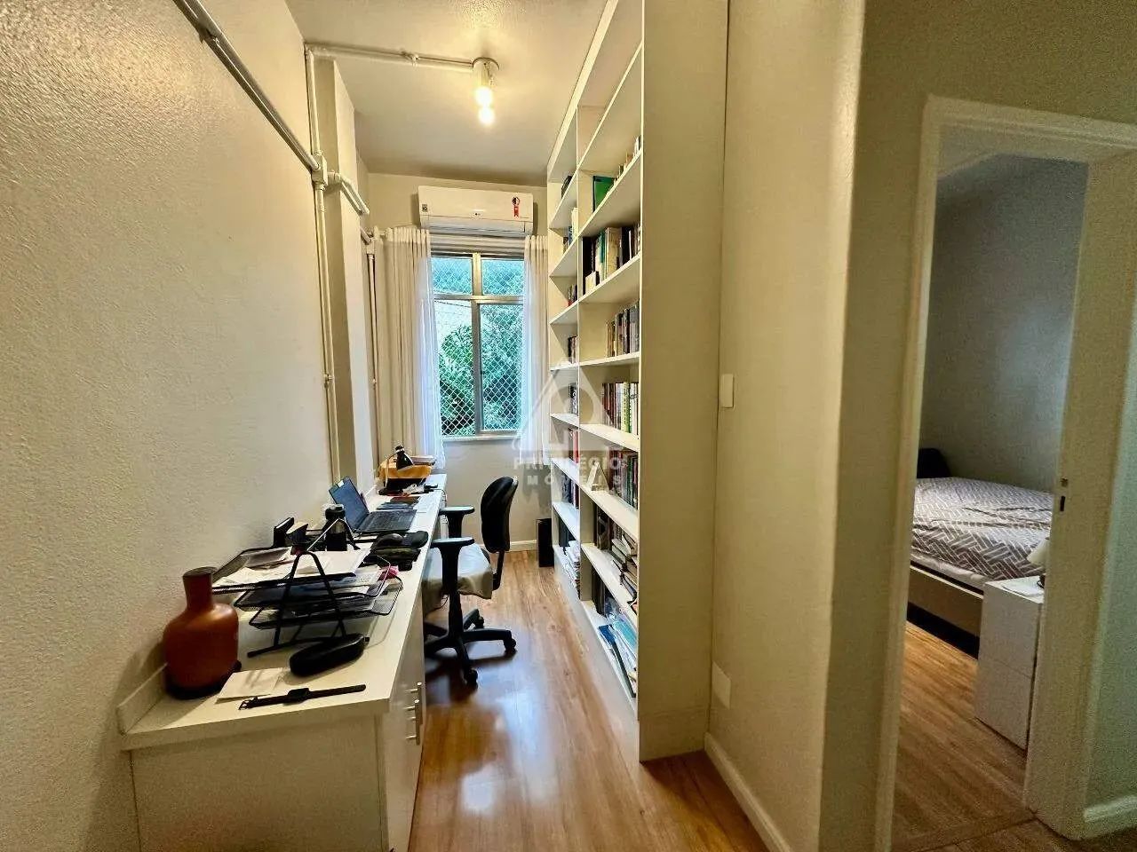 Excelente Quarto e Sala em Rua Tranquila de Botafogo  Vista para o Verde! - Foto 5
