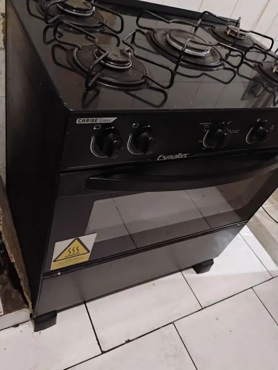 Fogão Esmaltec 5 Bocas Preto - Foto 3