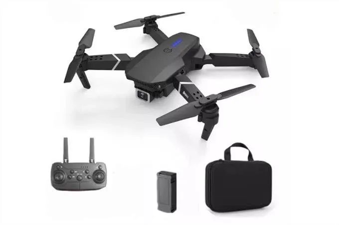 Drone E 88 preto zero  - Foto 2