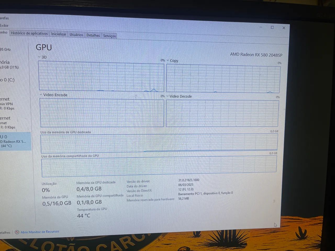 Placa de vídeo RX 580 - Foto 4