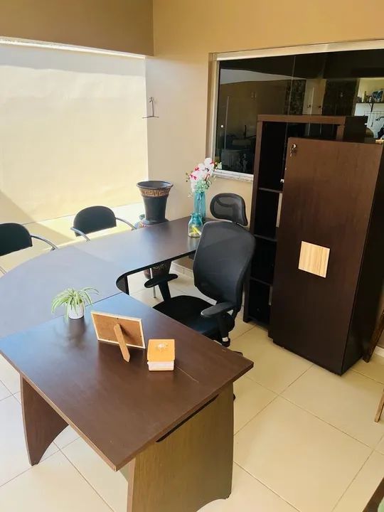 Jogo de Mesa e Cadeiras para Escritório - Foto 2