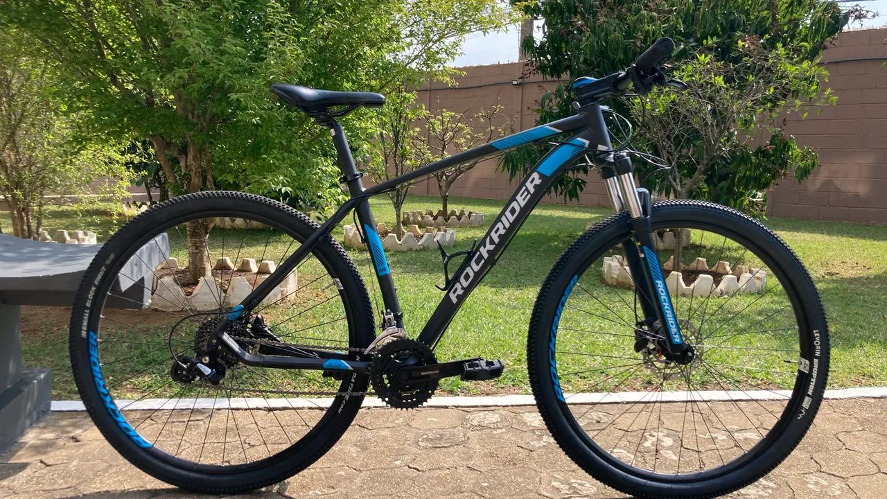 Rockrider St 500 Bici Btwin Verde Rockrider ST 500 Pinhal Novo •