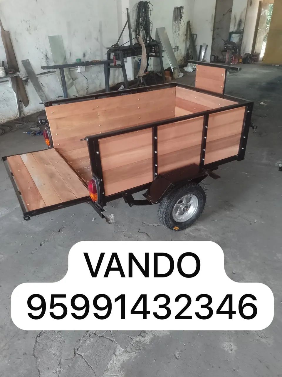 Carretinha para moto e carro