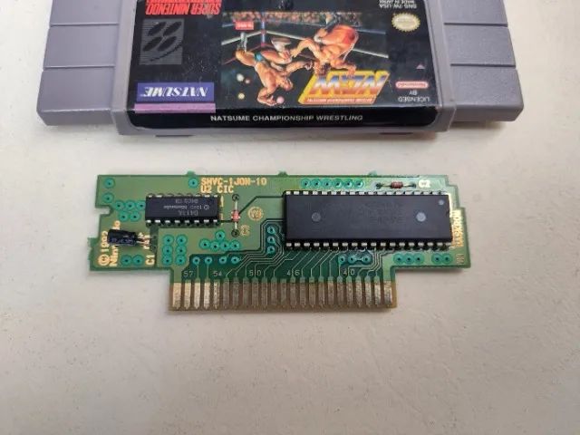 Natsume Championship Wrestling Original Com Desgastes Snes