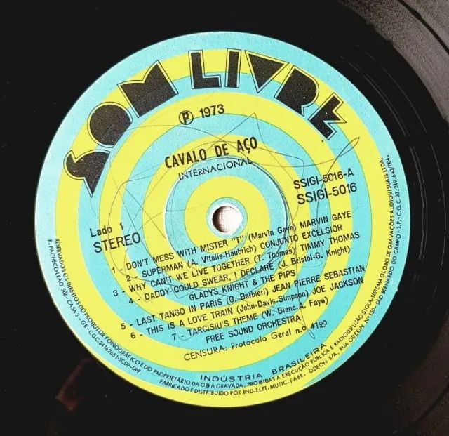 Disco Vinil - LP - Novela da Globo - Cavalo de Aço - Temas Internacionais - 1973 - Foto 6