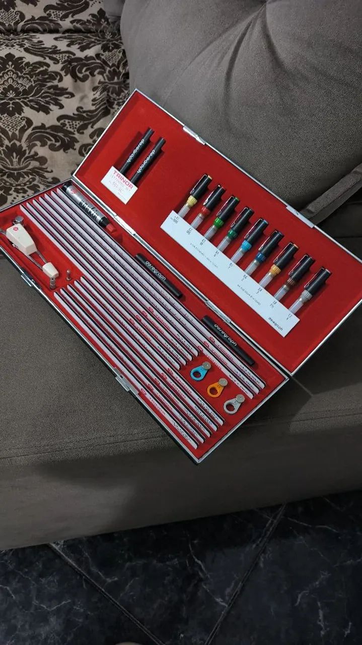 Estojo normógrafo - Desenho 64861279844099122