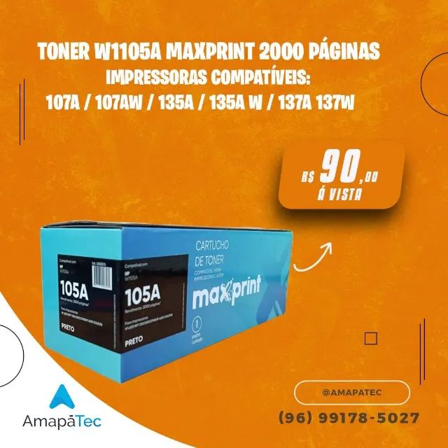 Toner Maxprint Compatível HP W1105A