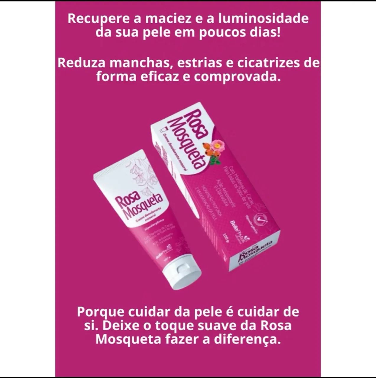 Rosa Mosqueta Creme 100g Bellaphytus