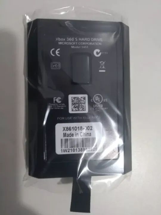 Disco rígido interno Microsoft Xbox 360 500GB Slim e Super Slim preto