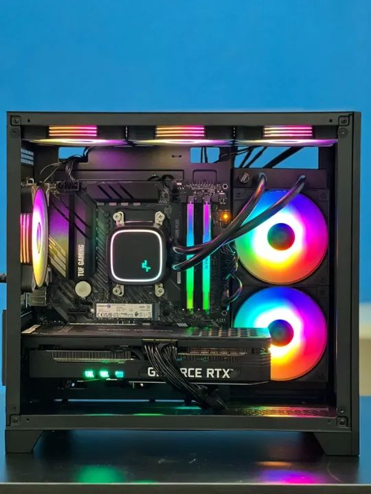 PC Gamer Ryzen 7-8700F, 32GB DDR5, RTX 4060Ti | Troco e Passo Cartão - Foto 2