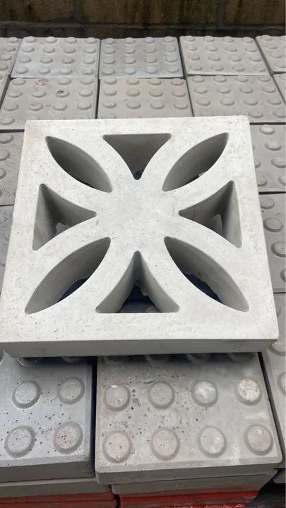 Elemento Vazado / cobogos / Painel Divisória Decorativo em Concreto - Foto 3