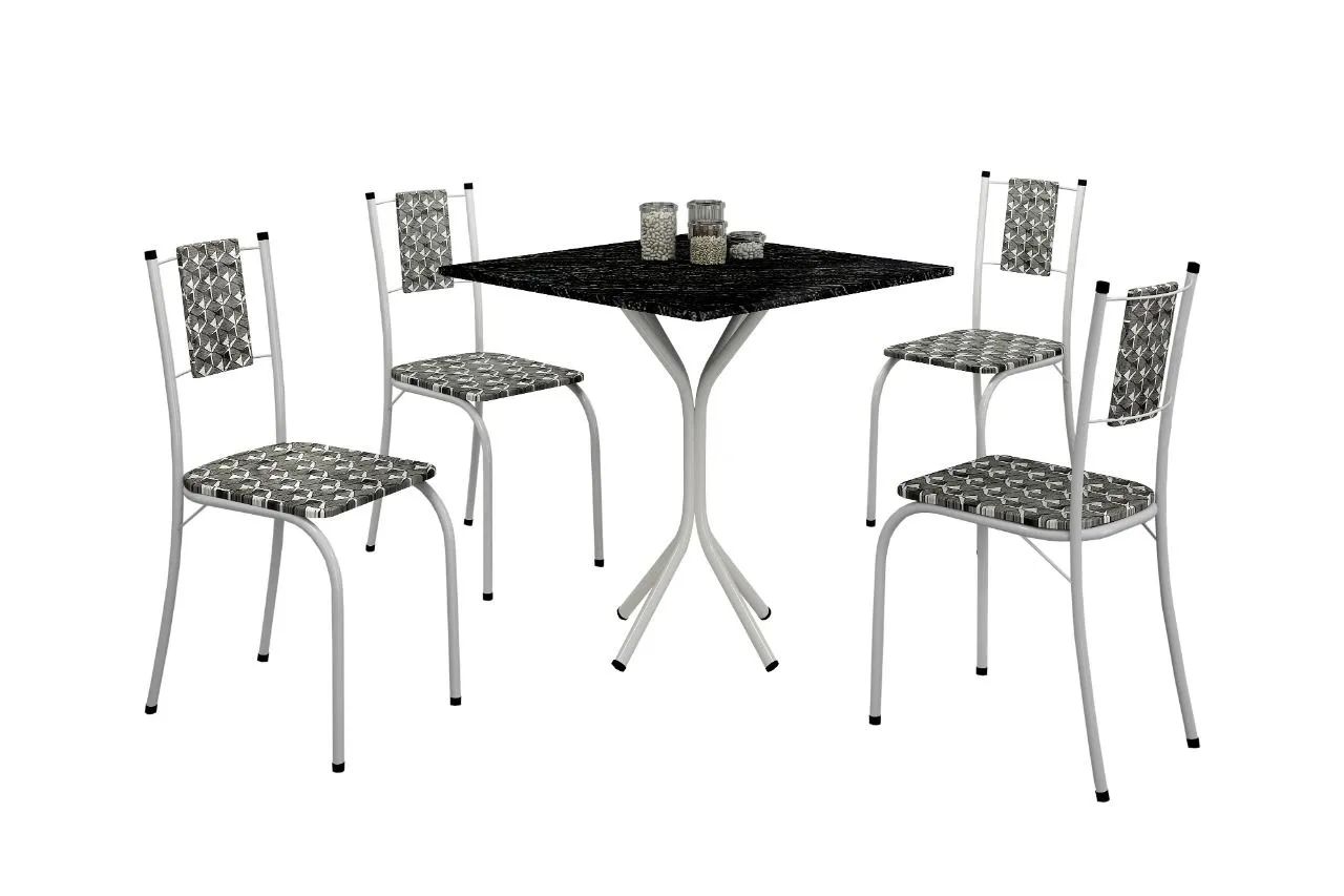 Mesa Maricá com 4 cadeiras *Promoção*  - Entrega Rápida 