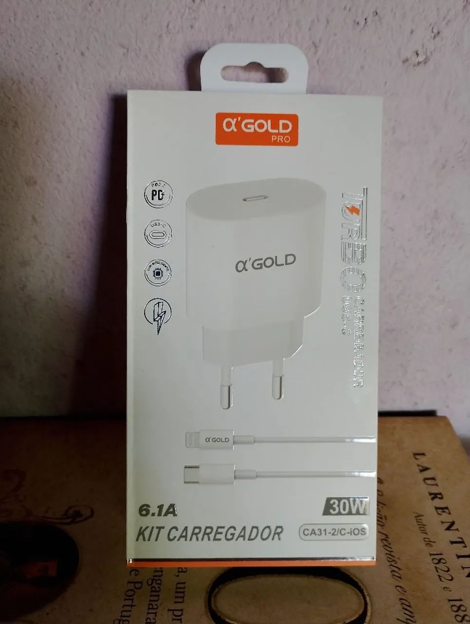 Carregador de iPhone Turbo 30W - Novo - Foto 2