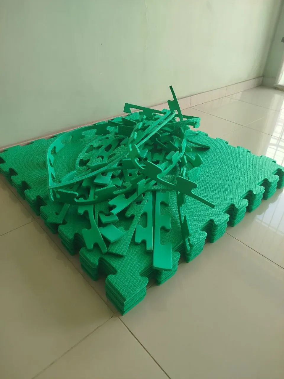 Tapete Tatame de EVA verde - Foto 2