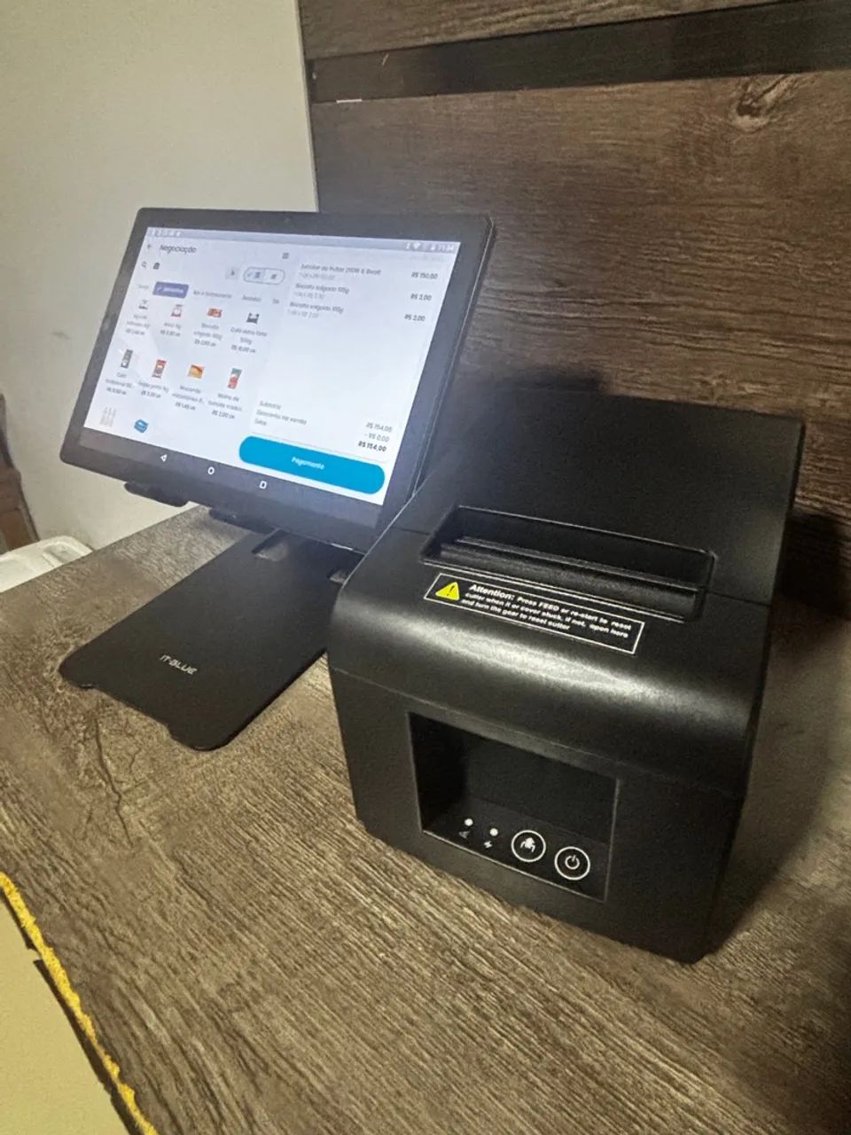 Kit completo PDV Touch com impressora térmica e tablet