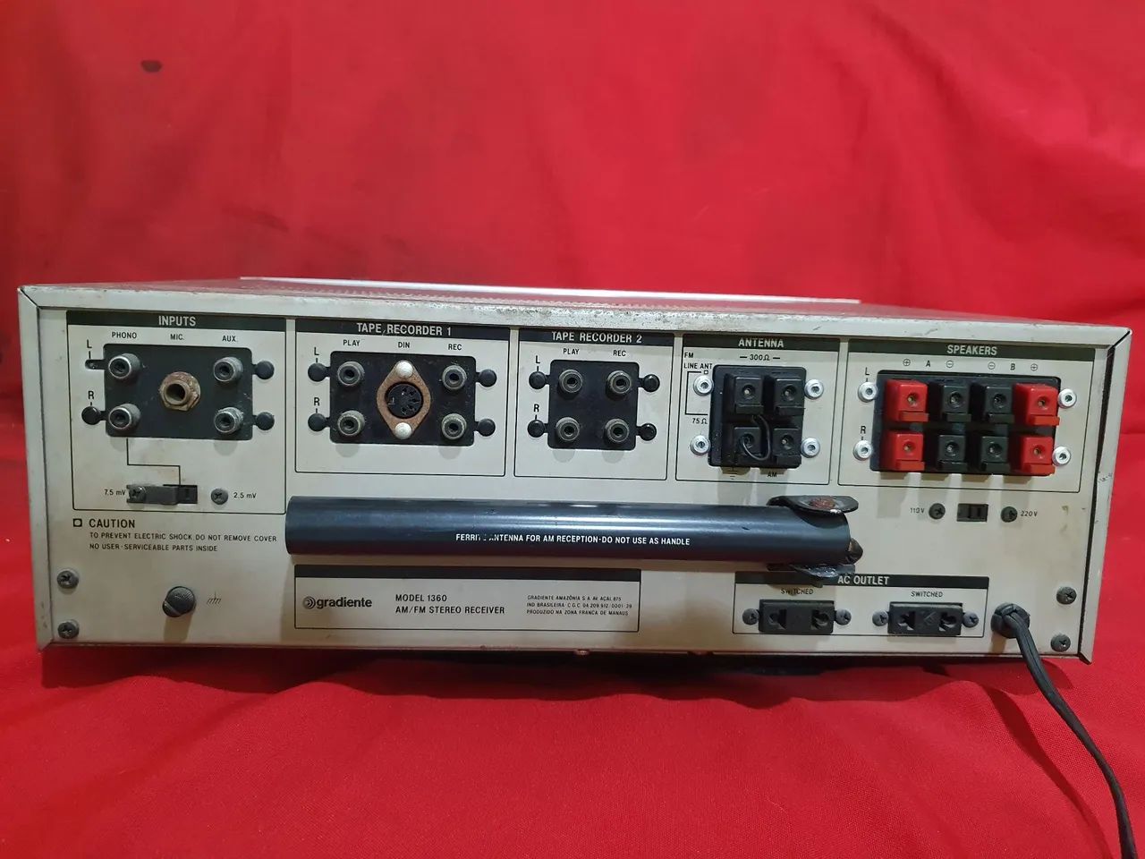 Gradiente 1360 AM/FM Stereo Receiver - Foto 5