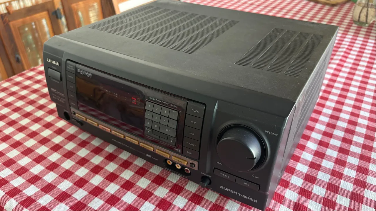 Som Receiver Amplificador Aiwa AV-X200 - Perfeito Estado!