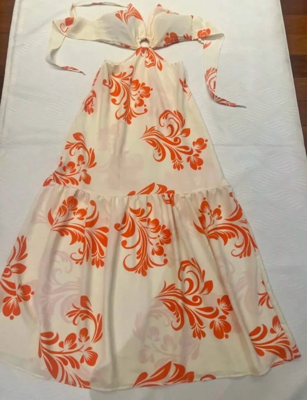 Vestido longo floral - tamanho único  - Foto 4