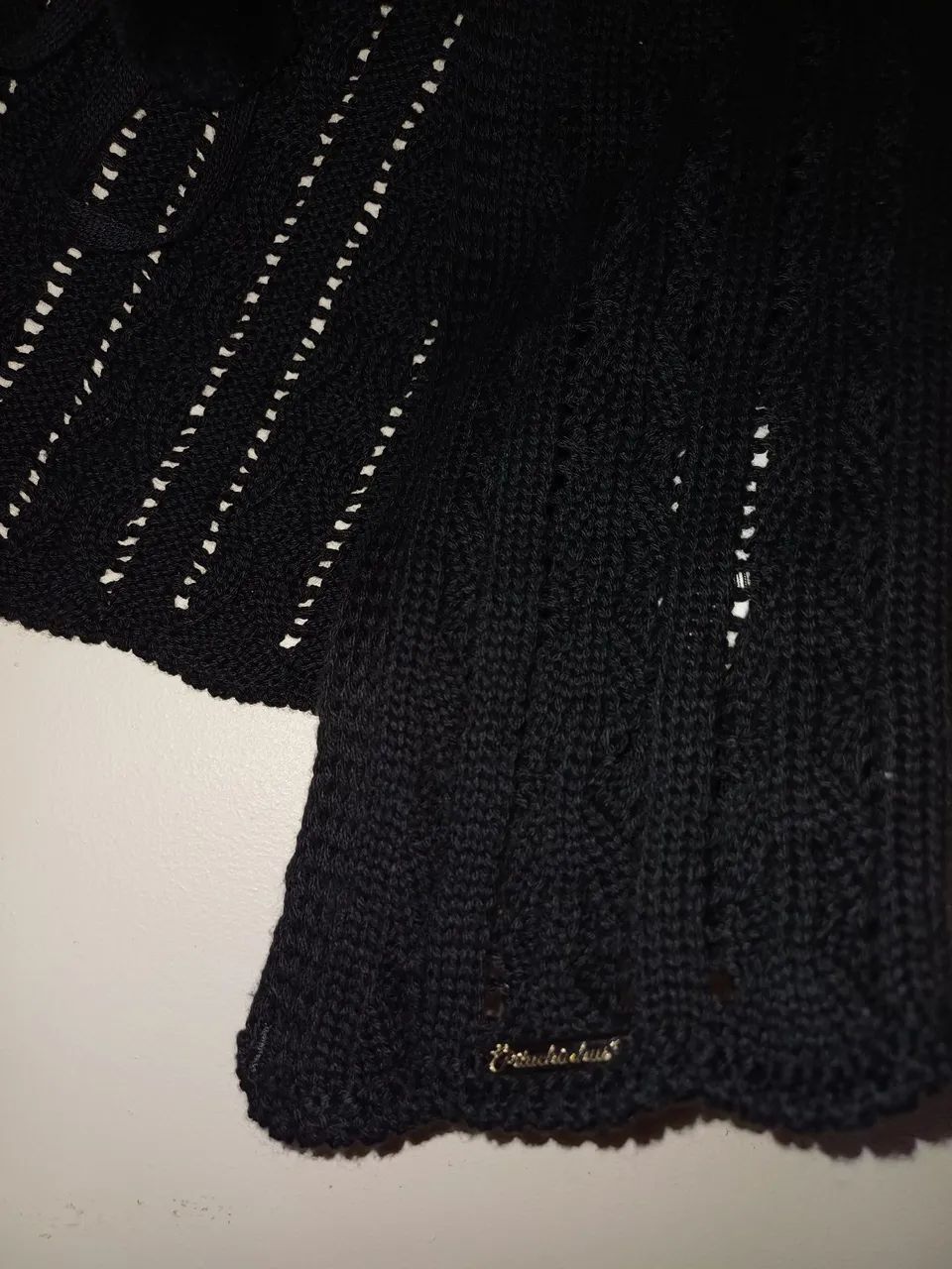 Capa infantil tricô Pituchinhu's nova , preto , tam. Único. - Foto 2