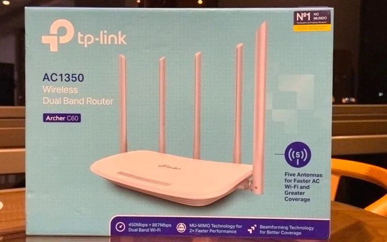 Roteador Wireless TP-Link Archer C60, Padrão Ethernet, Padrão AC, 1350MBPs, 5 Antenas - Foto 3