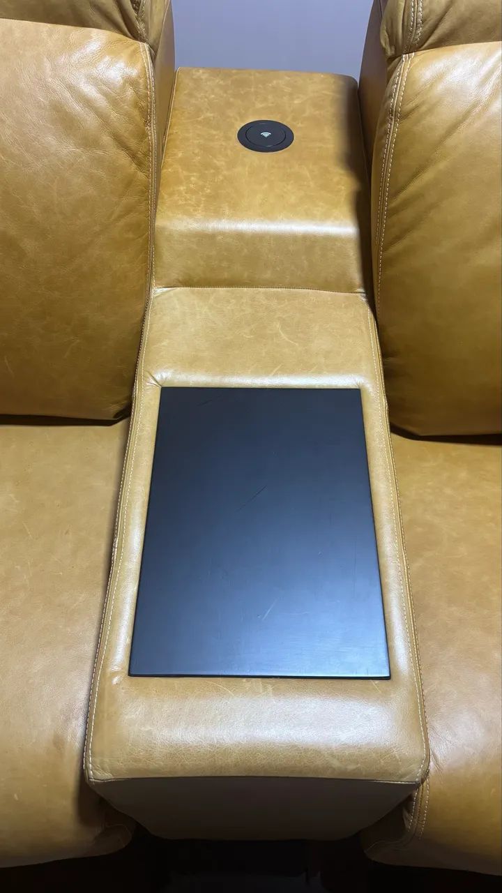 Sofá em Couro Legítimo Reclinável  - Foto 4