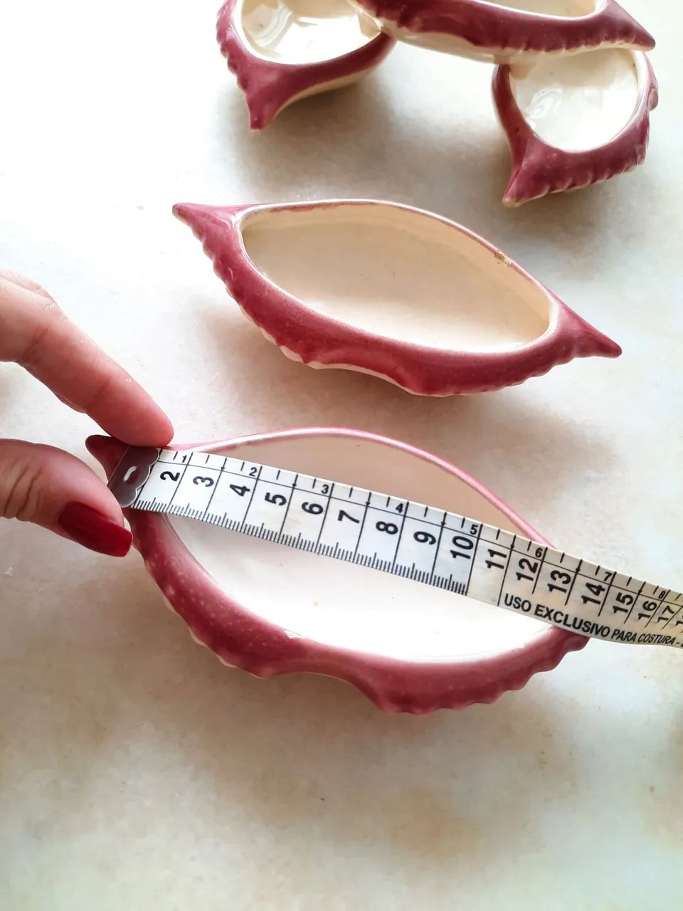 Conjunto de mini petisqueiras vintage porcelana  - Foto 4