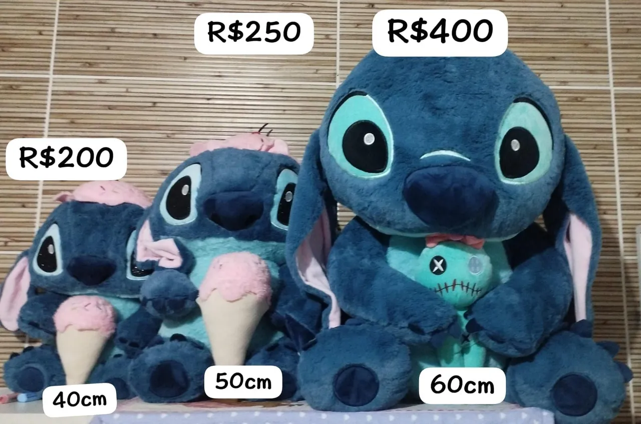 Pelúcia Stitch - Diversos Tamanhos
