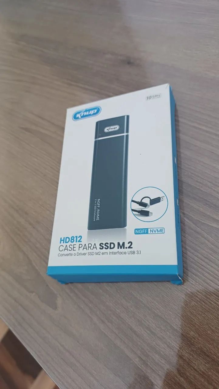 Case Hd Ssd M2 Nvme Sata Ngff Pci 3.0 Tipo-c Usb 3.1 10 Gbps