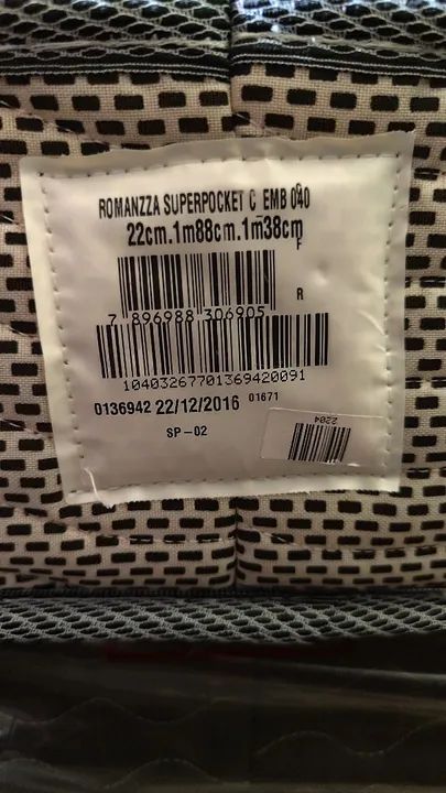 Cama box casal - Box Novo - Foto 3