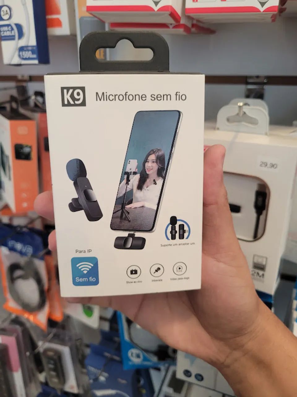 Lapela Iphone mic30074 k9