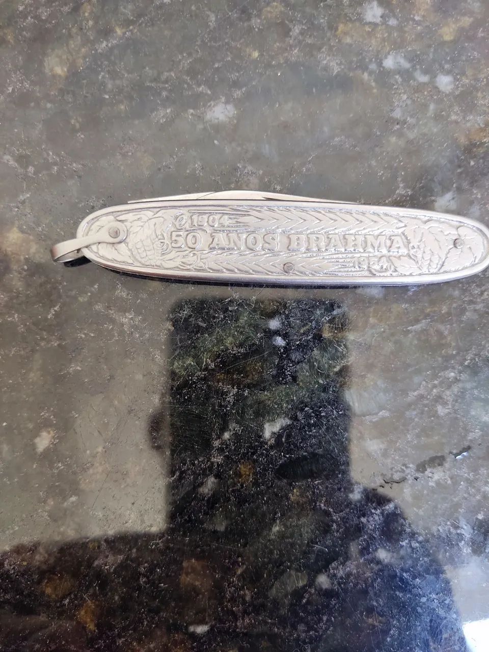 ESCASSO CANIVETE CORNETA DE 50 ANOS DA CERVEJARIA BRAHMA - Foto 3