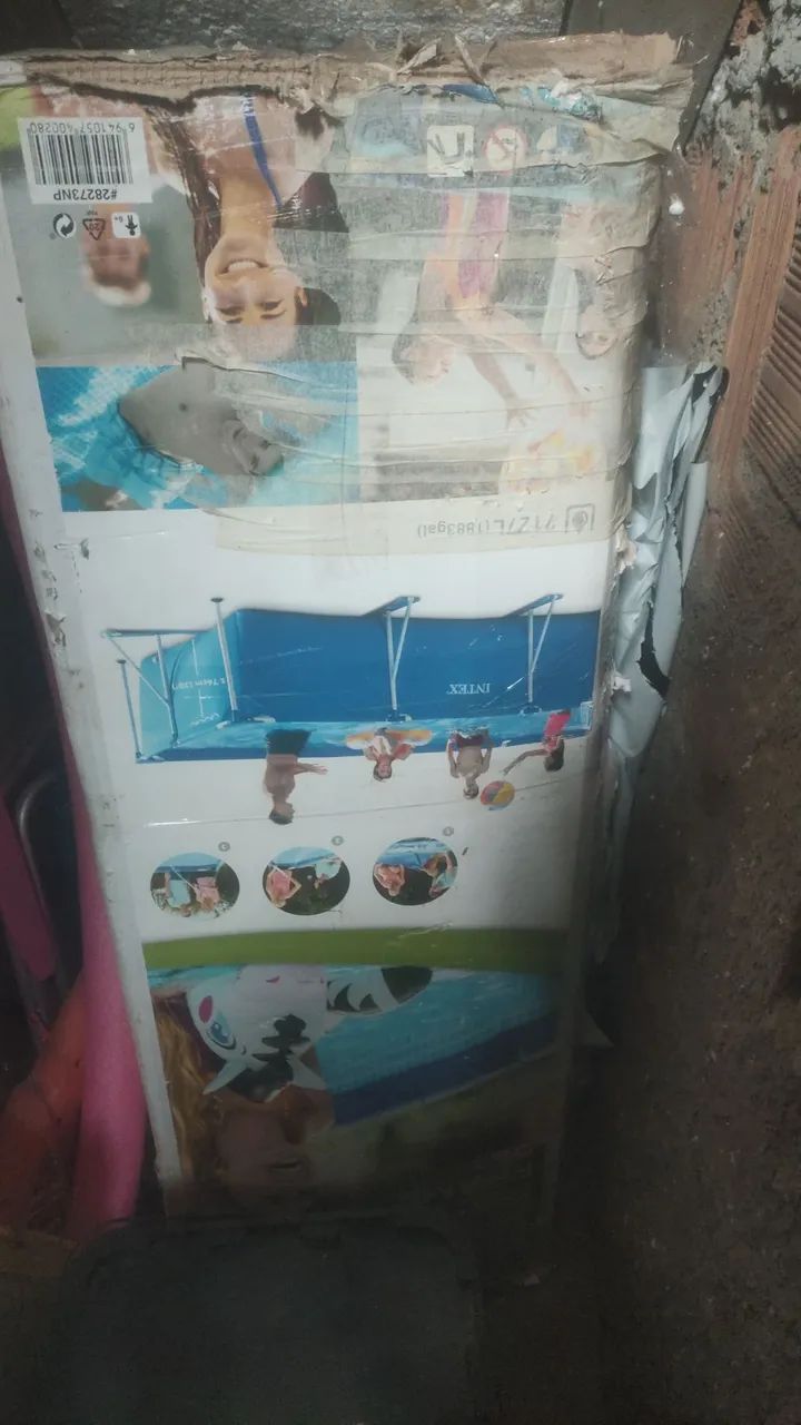 Piscina Inflável Retangular Intex 250x450x80cm