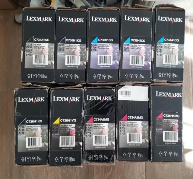 Toner para impressora Lexmark C736 X736 X738