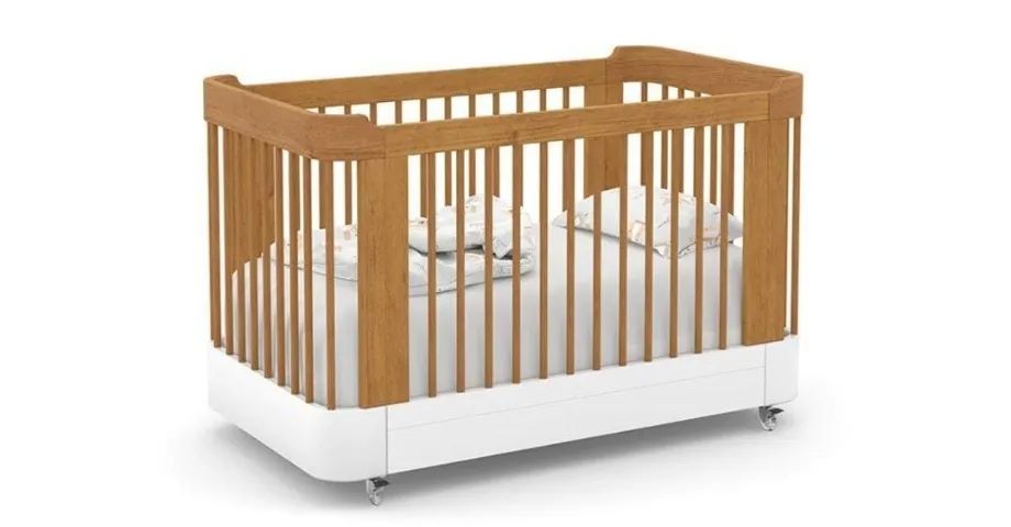 Berço Nido  3 em 1 (Matic) + Colchão Ortobom Baby Light D18 + Colchão para o Mini Berço - Foto 5