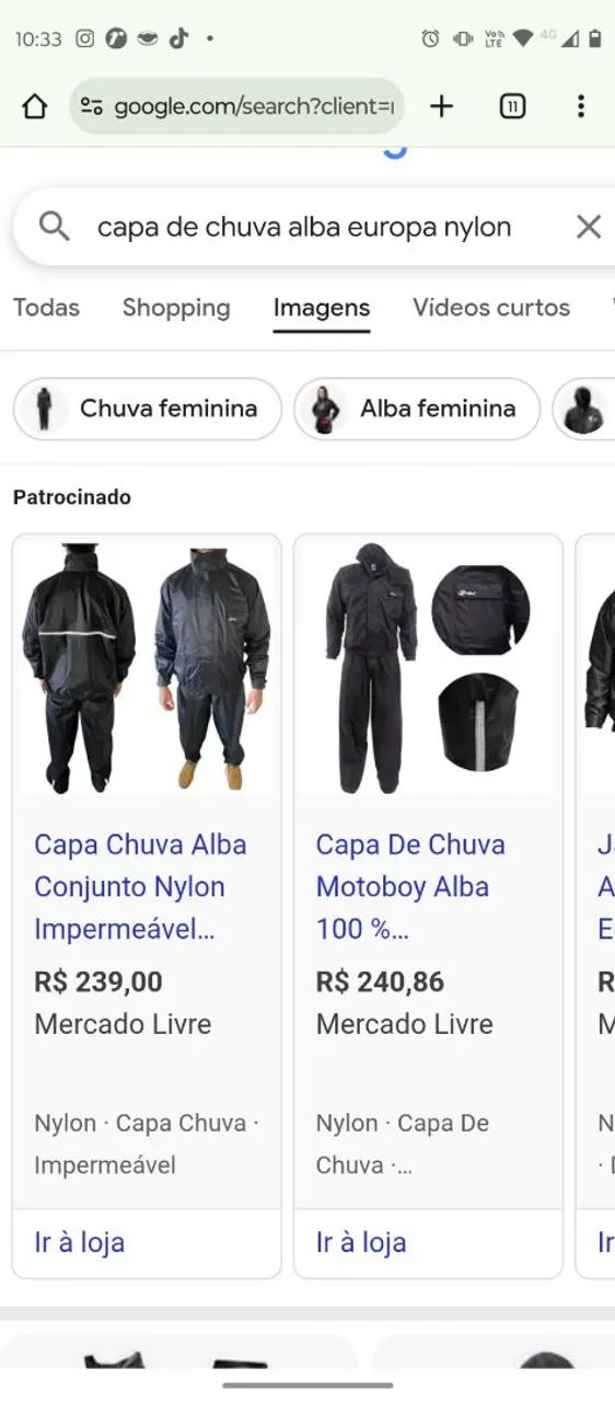 Capa de chuva motoqueiro alba (G)  - Foto 6