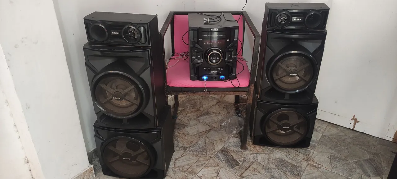 Aparelho de som Sony potente e completo