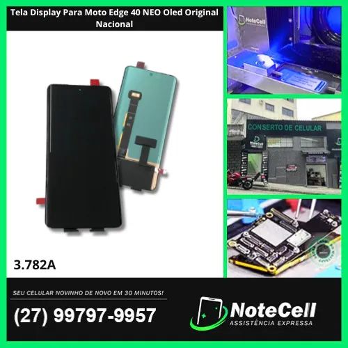Tela Display Para Moto Edge 40 NEO Oled Original Nacional