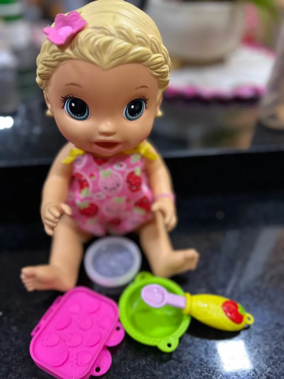 Boneca Baby Alive Lanchinhos Divertidos com Acessórios
