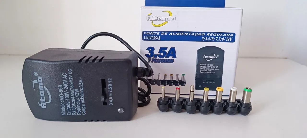 Fonte de Alimentação Universal 3.5A 7 Plugs - Foto 4