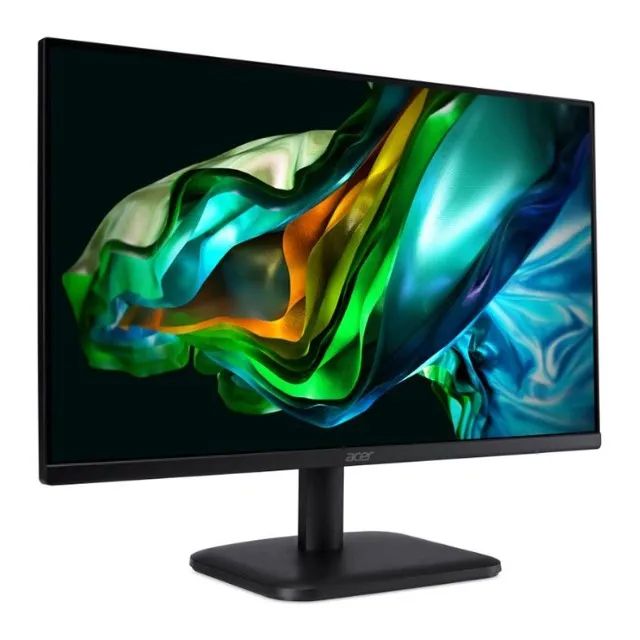 Monitor Gamer Led 23.8", 100Hz, 1Ms, Acer Ek241Y Ebi, Ips, Full Hd, Hdmi, Vga, Vesa, Preto