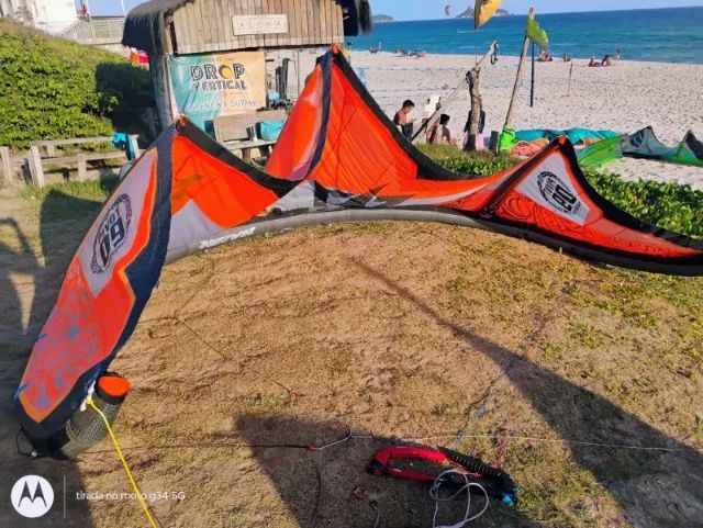 Kite Surf NAISH 09 Modelo Pivot Com barra e Mochila Ano 2017 Revisado com garantia - Foto 4