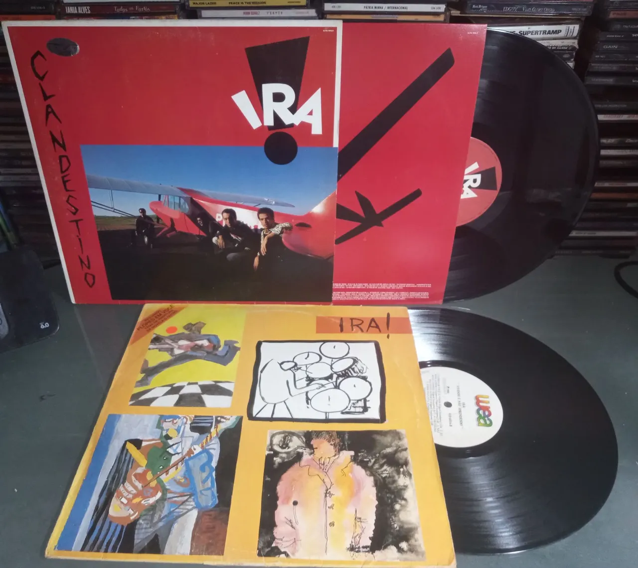 Disco de Vinil IRA! - Clandestino E Vivendo E Não Aprendendo