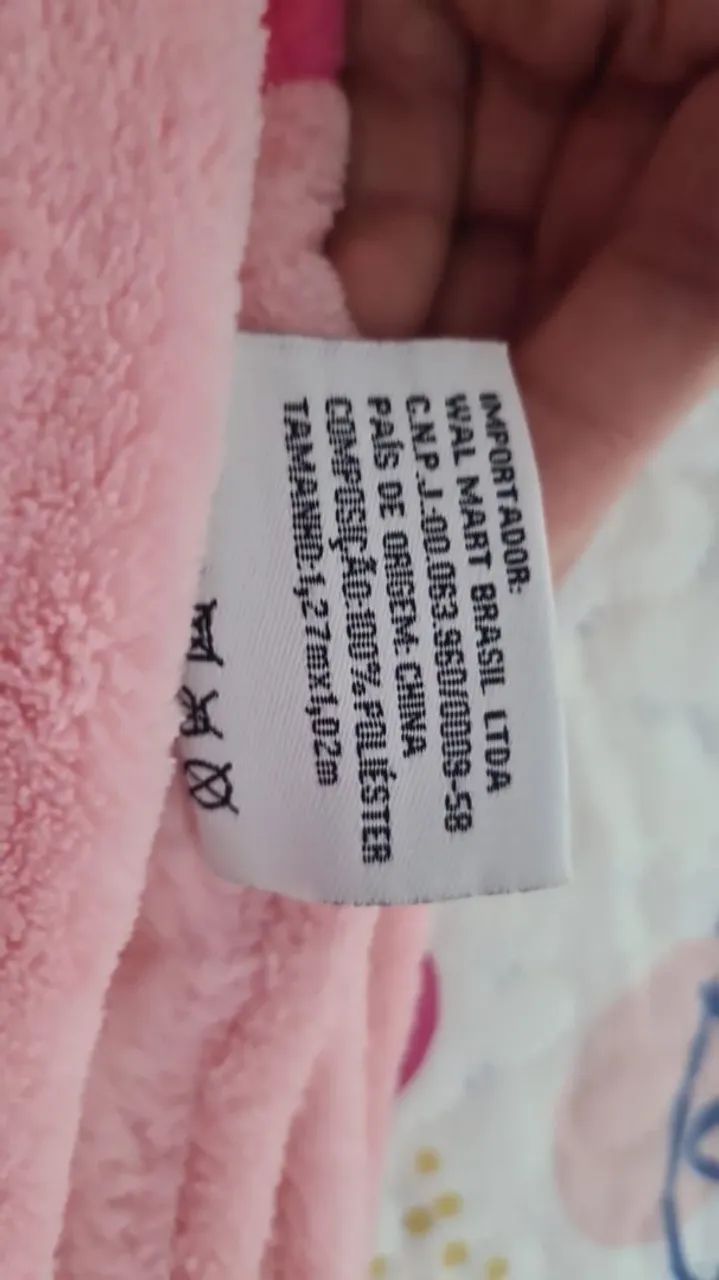 Manta com Capuz Infantil Rosa - Princesa - Foto 3