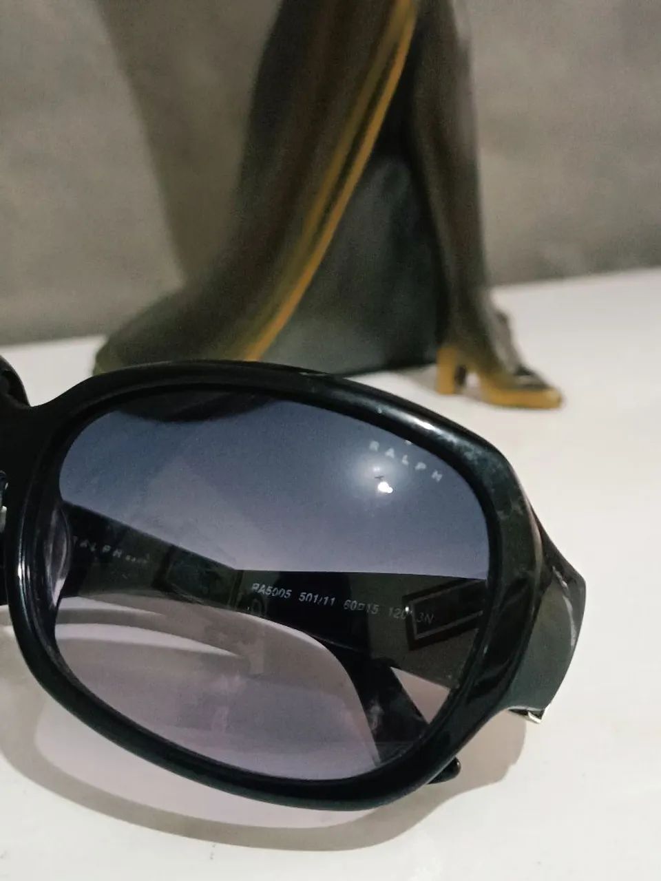 Solar Acetato Ralph Lauren RL */11 Preto - Foto 3