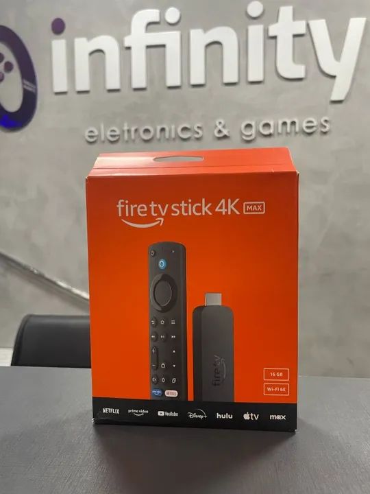 Amazon Fire Stick 4k Max - Novo/Lacrado - Infinity Eletronics & Games