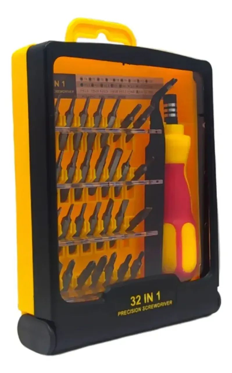 Precision Screwdriver Set Kit with 32 Pieces TE-6032A Yellow64352262741633122